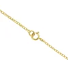 18ct Yellow Gold 1.8mm Trace Safety Chain For Necklace With Bolt Ring