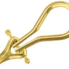 9ct Yellow Gold Omega Ear Clip Assembled Medium With Pointed Base