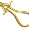 18ct Yellow Gold Omega Ear Clip Assembled Medium With Pointed Base