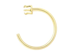 9ct Yellow Gold Open Hoop Setting 10mm