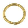 18ct Yellow Gold Open Jump Ring Heavy 6mm 100% Recycled Gold