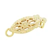 9ct Yellow Gold Oval Filigree Clasp 5.5mm X 11mm