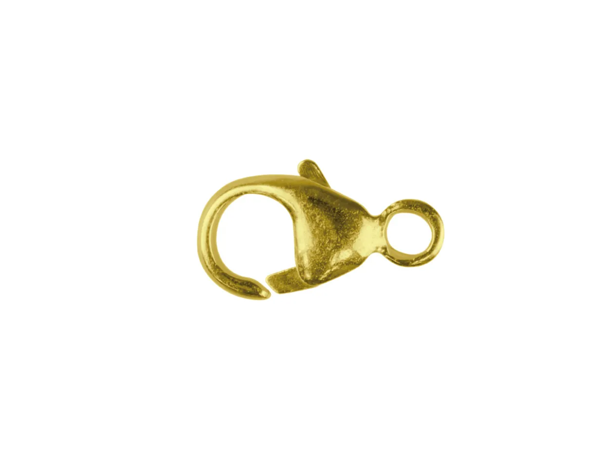 9ct Yellow Gold Oval Lobster Trigger Clasp Catch 8mm