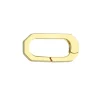9ct Yellow Gold Oval Spring Gate Clasp 6x12mm