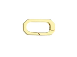 9ct Yellow Gold Oval Spring Gate Clasp 6x12mm