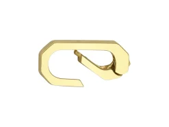 9ct Yellow Gold Oval Spring Gate Clasp 6x12mm
