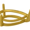 9ct Yellow Gold Pear Double Gallery Collet 7x5mm