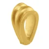 9ct Yellow Gold Pendant Bail Grooved Heavy Small Semi Finished