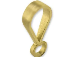 9ct Yellow Gold Pendant Bail With Ring Medium Semi Finished