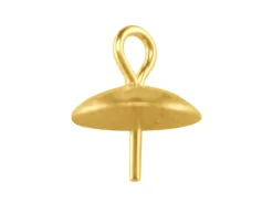 9ct Yellow Gold Pendant Cup 645 6mm
