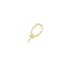 9ct Yellow Gold Pendant Cup 2mm With Oval Ring