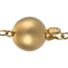 9ct Yellow Gold Plain Ball Clasp 8mm