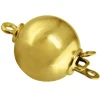 18ct Yellow Gold Plain Ball Clasp 10mm