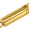 18ct Yellow Gold Plain Barrel Snap, 3.5 X 10mm