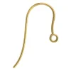 9ct Yellow Gold Plain Earring Hook Wire 354, Pack of 6 100% Recycled Gold