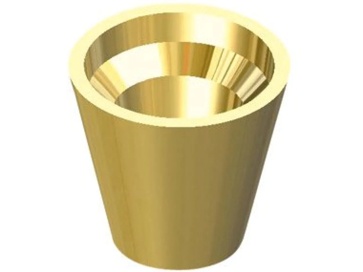 9ct Yellow Gold Plain Rubover Collet 5.0mm Medium/heavy