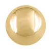 9ct Yellow Gold Plain Semi Solid 4mm No Hole Bead
