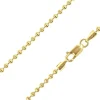 14ct Yellow Gold Plated 2.5mm Ball Chain 18"/45cm Unhallmarked