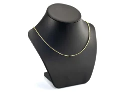 14ct Yellow Gold Plated 2.5mm Ball Chain 18