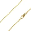 14ct Yellow Gold Plated 2.0mm Ball Chain 18"/45cm Unhallmarked