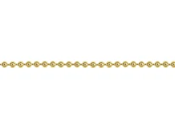 14ct Yellow Gold Plated 1.2mm Ball Chain 18