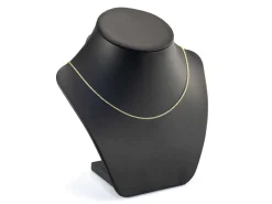 14ct Yellow Gold Plated 1.4mm Diamond Cut Oval Trace Chain 18