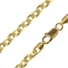 14ct Yellow Gold Plated 5.3mm Diamond Cut Oval Trace Chain 18"/45cm Unhallmarked