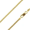 14ct Yellow Gold Plated 2.4mm Popcorn Chain 18"/45cm Unhallmarked