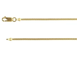 14ct Yellow Gold Plated 1.8mm Popcorn Chain 18"/45cm Unhallmarked