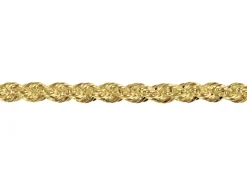 14ct Yellow Gold Plated 2.8mm Rope Chain 18
