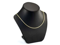 14ct Yellow Gold Plated 2.8mm Rope Chain 18