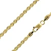 14ct Yellow Gold Plated 3.4mm Rope Chain 18"/45cm Unhallmarked