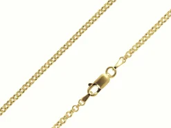14ct Yellow Gold Plated 2.5mm Round Belcher Chain 18"/45cm Unhallmarked