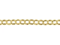 14ct Yellow Gold Plated 3.5mm Round Belcher Chain 18