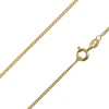 14ct Yellow Gold Plated 1.5mm Round Curb Chain 18"/45cm Unhallmarked