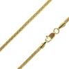 14ct Yellow Gold Plated 2.4mm Round Snake Chain 18"/45cm Unhallmarked