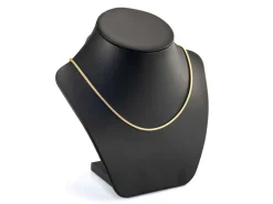 14ct Yellow Gold Plated 2.4mm Round Snake Chain 18