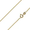 14ct Yellow Gold Plated 1.4mm Tight Round Trace Chain 18"/45cm Unhallmarked