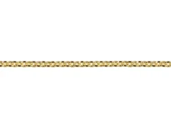 14ct Yellow Gold Plated 1.4mm Tight Round Trace Chain 18
