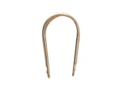 9ct Yellow Gold Ridged Pendant Bail 10mm