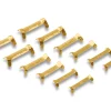 9ct Yellow Gold Ring Clips 12 Assorted Sizes, 6 Sizes X 2 Of Each