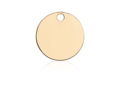 9ct Yellow Gold Round Blank 10mm, 100% Recycled Gold