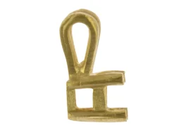 9ct Yellow Gold Round Double Gallery 4 Claw Pendant 10pt