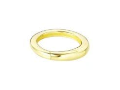 9ct Yellow Gold Round Spring Gate Clasp 12mm
