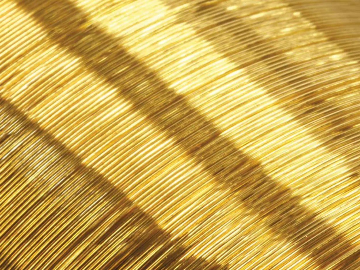 18ct Yellow Gold Round Wire 0.25mm Half Hard, Laser Wire, 100% Recycled Gold