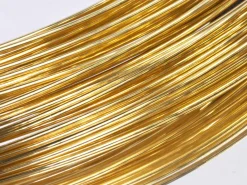 9ct Yellow Gold Round Wire 1.50mm, 100% Recycled Gold