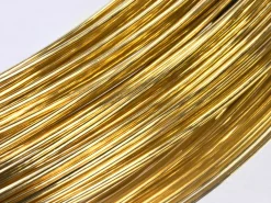 18ct Yellow Gold Round Wire 0.60mm, 100% Recycled Gold