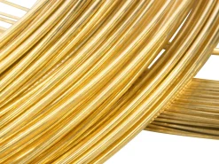 22ct Yellow Gold Round Wire 3.00mm, 100% Recycled Gold