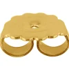 9ct Yellow Gold Scroll Extra Large With Fluted Edge