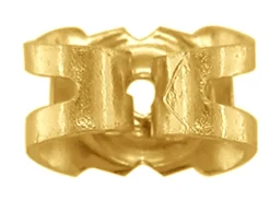 18ct Yellow Gold Scroll Large, 100% Recycled Gold